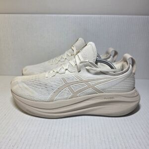 ASICS Women  Sz 11.5 Running Shoes GEL-NIMBUS 27  Cream / Mineral Beige